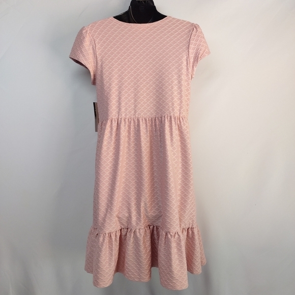 52seven Women's Cap Sleeve Babydoll Rose Dress Size S NWT - Picture 3 of 10